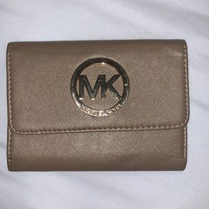 Michael Kors Tan Trifold Wallet